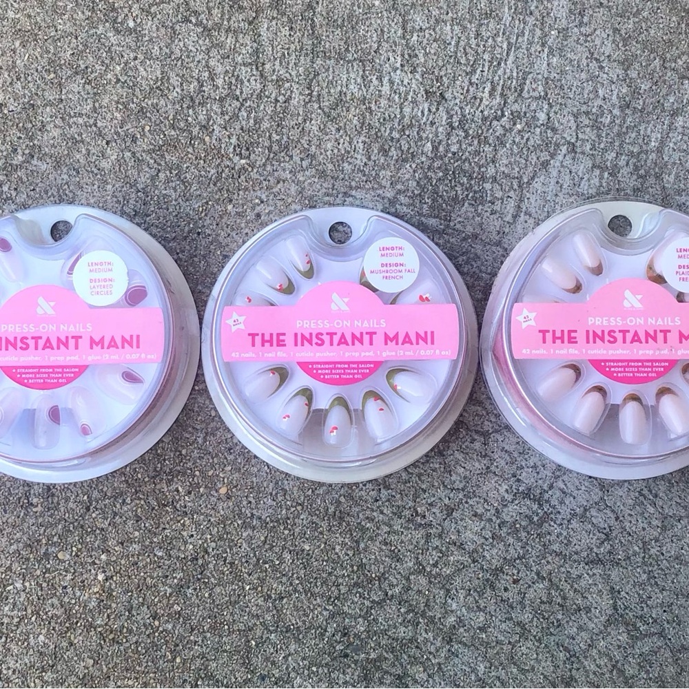 3 Olive & June The Instant Mani Autumn/Fall Press-On Nails Kits